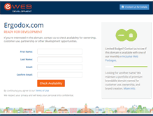 Tablet Screenshot of ergodox.com